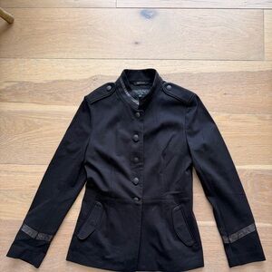 rag & bone Black Military Style Jacket